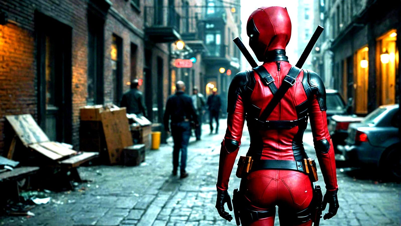 Lady Deadpool Cinematic Film Still