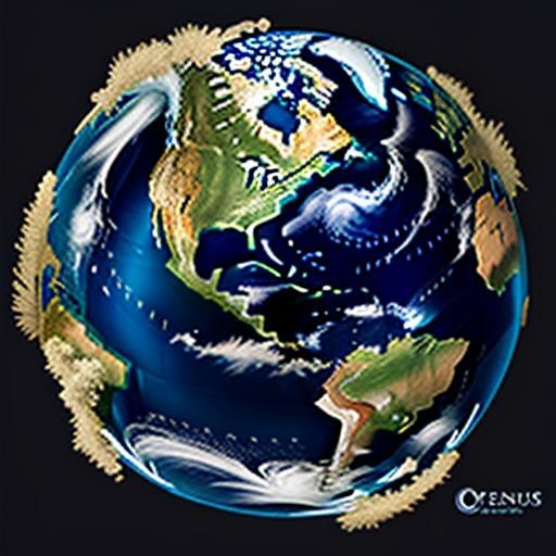 Oceanus River (encircling the world in Greek myths).