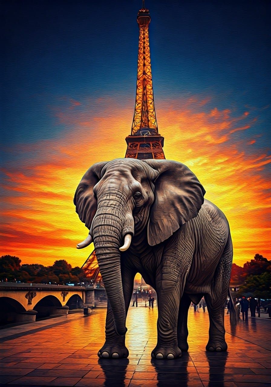 Un éléphant à Paris…