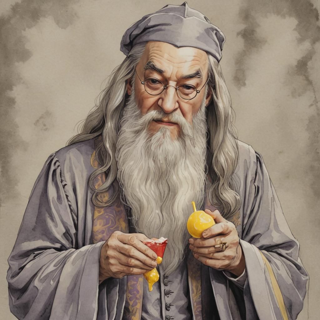 Dumbledore's Delight: A Sherbet Lemon Moment