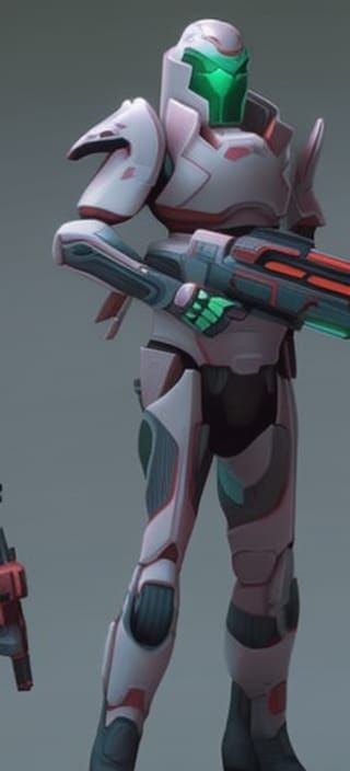 Armored Sci-Fi Soldier Concept Art