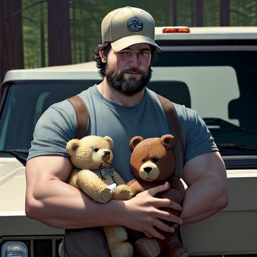 Ethan, speechless, picked up his truck and looked at Leo, th...