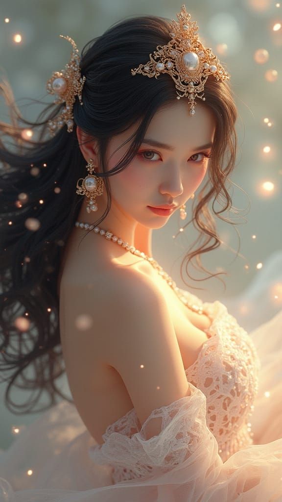 Ethereal Anime-Inspired Goddess in Stunning 8K Resolution