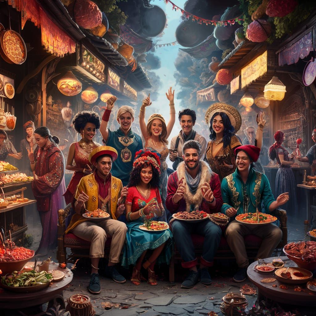 Friendship Day Celebration in a Multicultural Festival