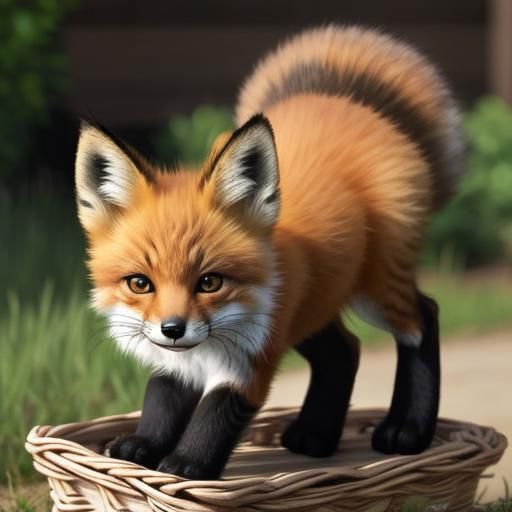 fox kitten
