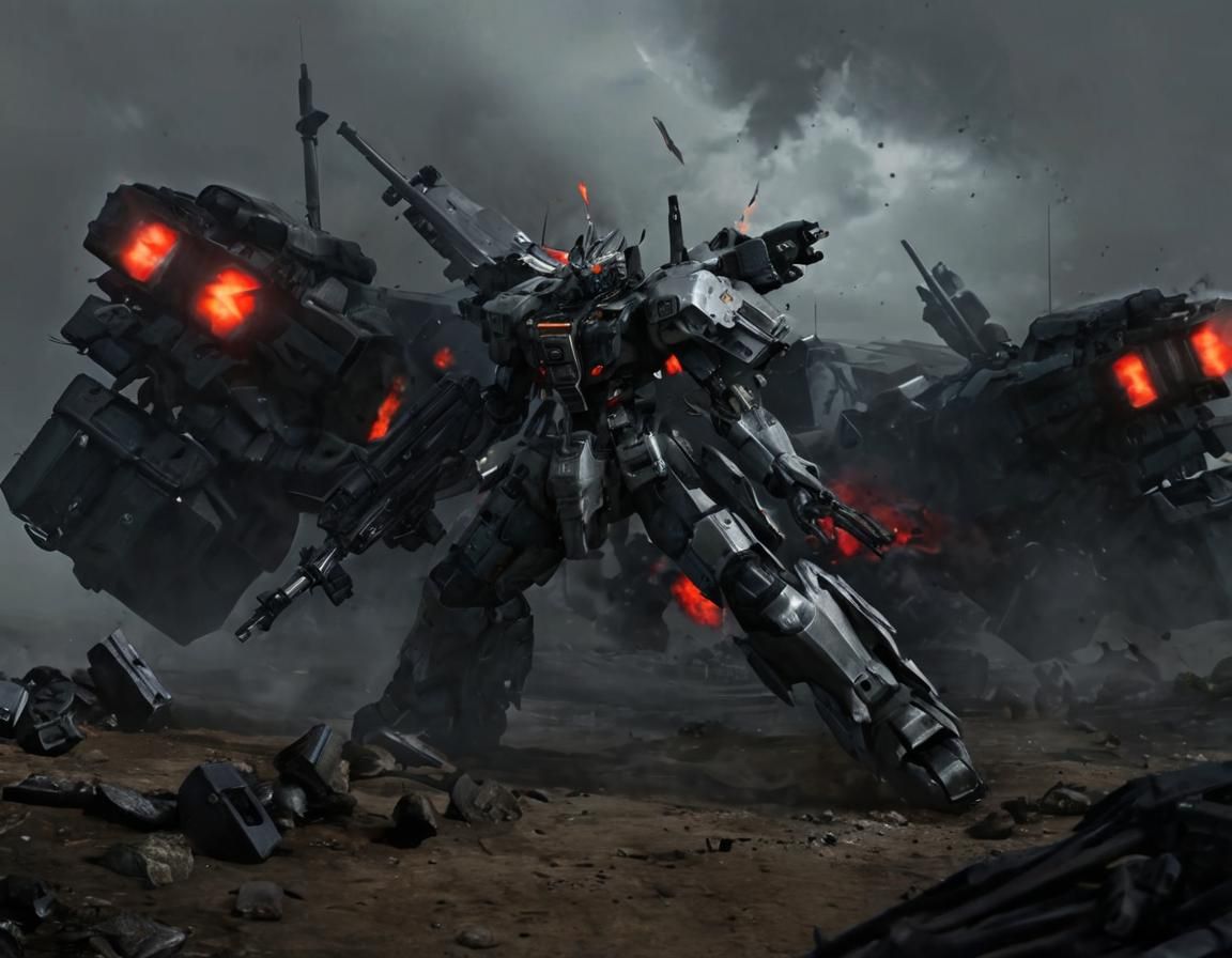 Armored Core Mech Ready for Combat