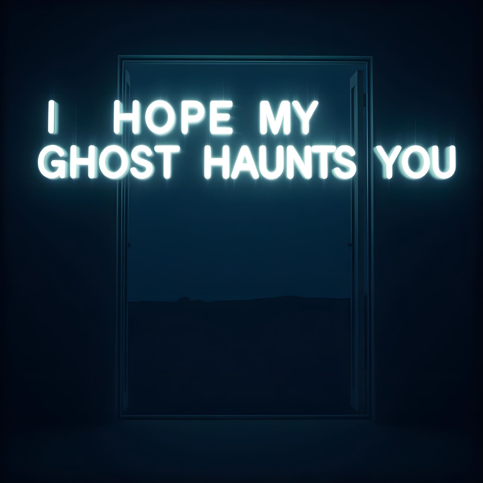I HOPE MY GHOST HAUNTS YOU