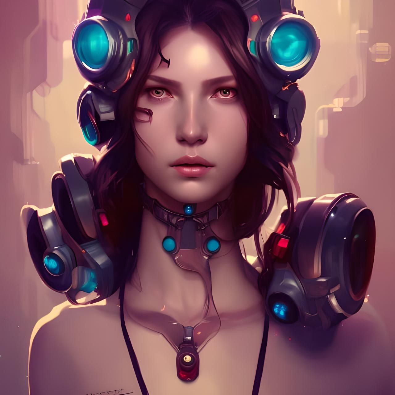 Cyberpunk girl