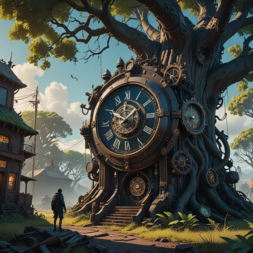 African Fantasy Clockwork Masterpiece