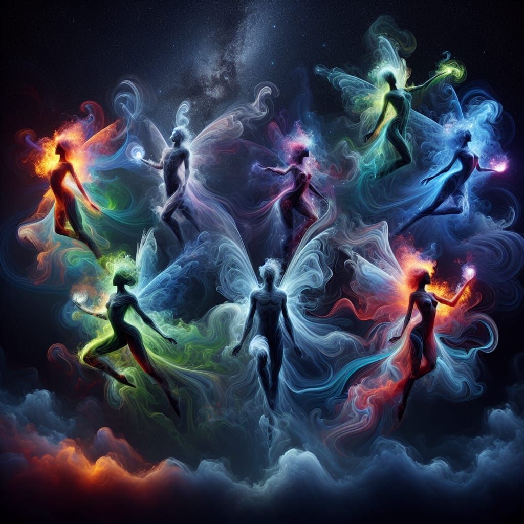 Nebulae: The remnants of a fairy dance.