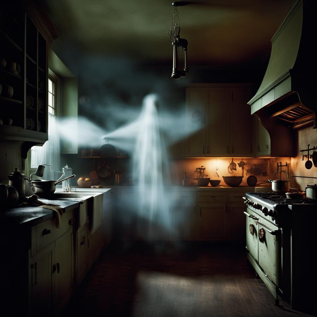 Haunted Kitchen: The Possessed Mixer Stirring Mischief