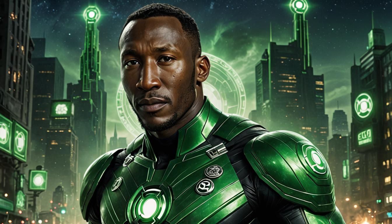 Mahershala Ali as Green Lantern: Cinematic Close-Up