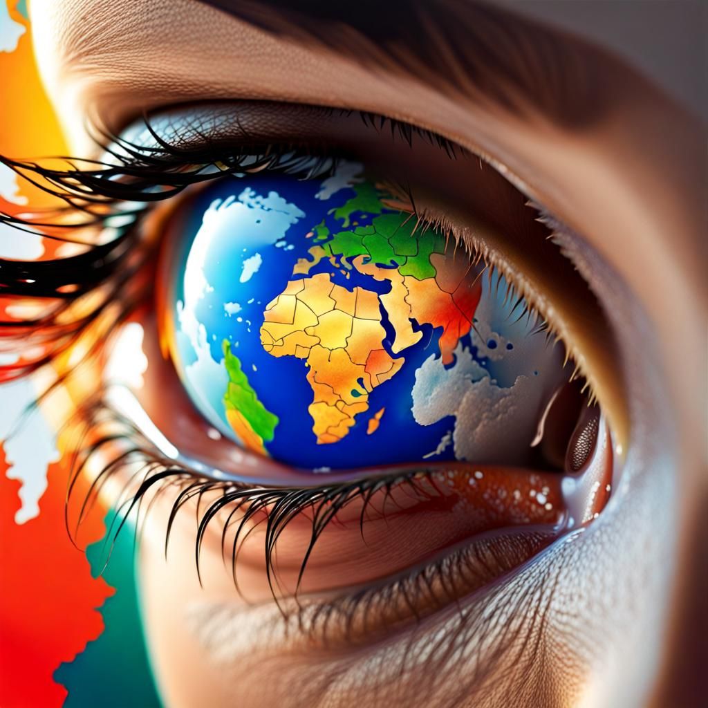 War Through a Young Woman's Eyes: Hyperrealistic Art