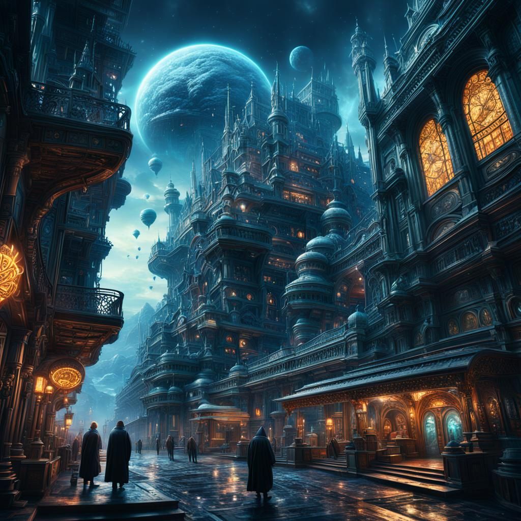 Dramatic Forbidden Science Scene in Digital Matte Painting