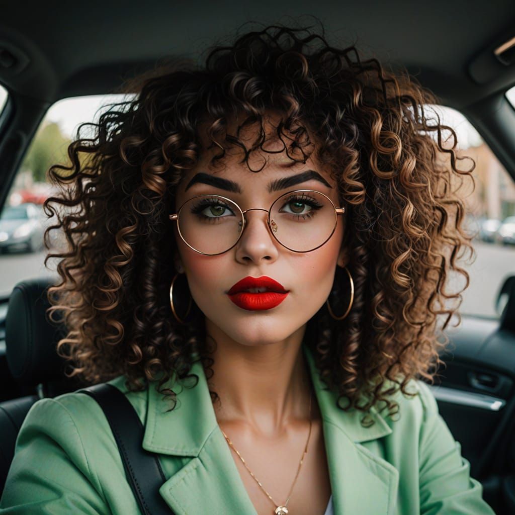 Sultry Latin Beauty in Intimate Moment