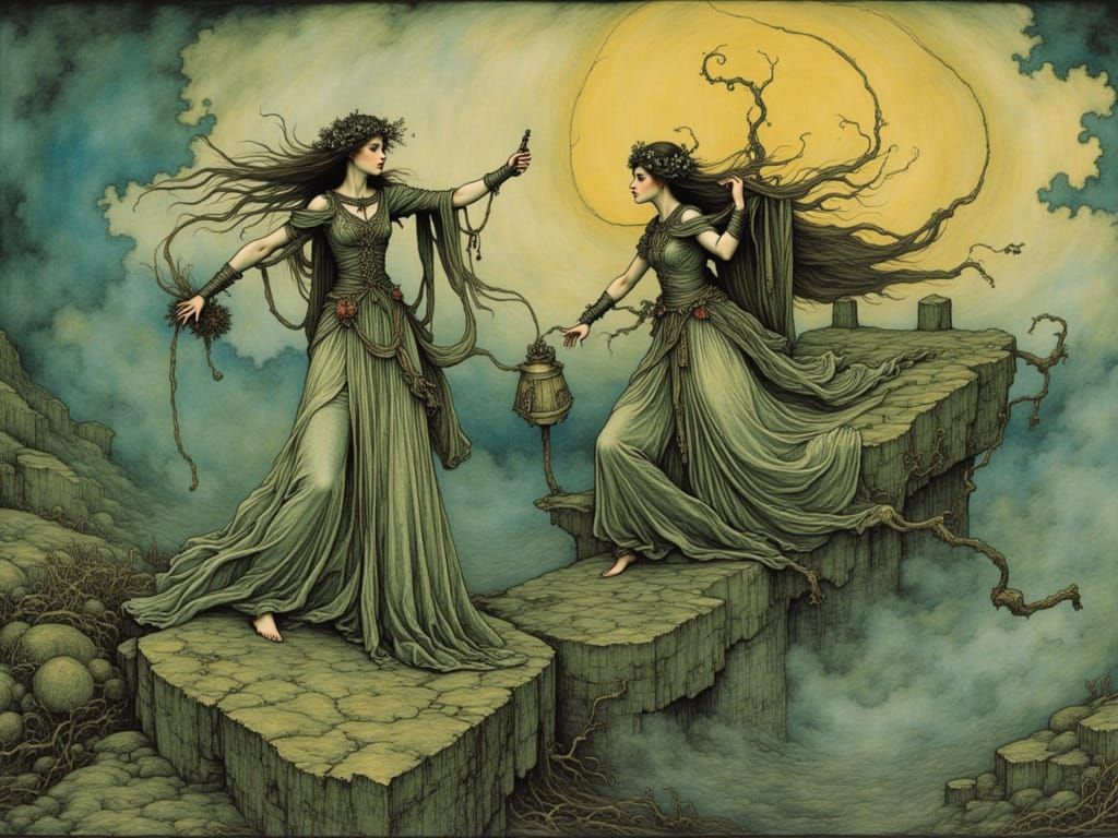 Klabauter Girls Levitate Monolith with Song