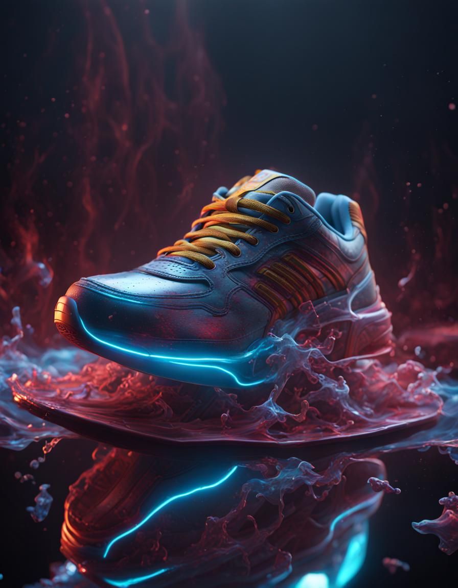 Detailed Sneaker NFT in 4K Resolution