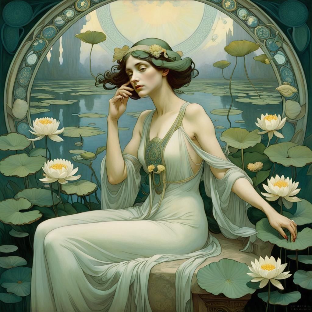 Art Nouveau Dreamscapes Inspired by Proust and Mucha