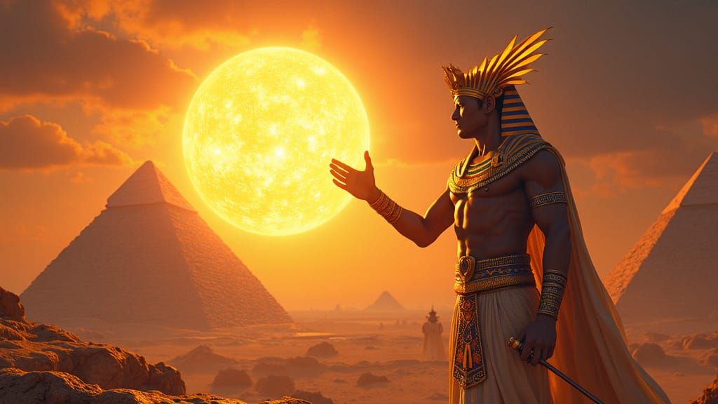 Amun Ra Warping the Sun's Trajectory
