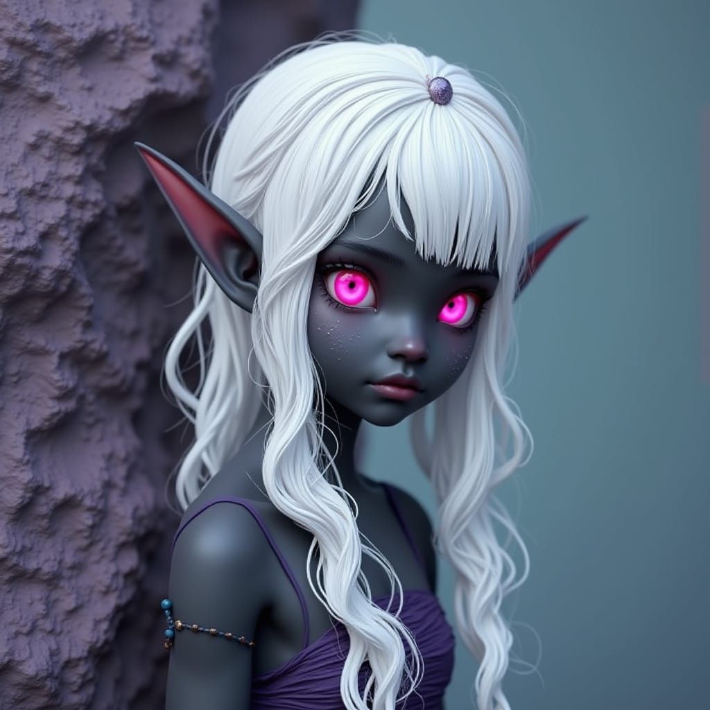 Dramatic Elf Portrait with Cinematic Lighting