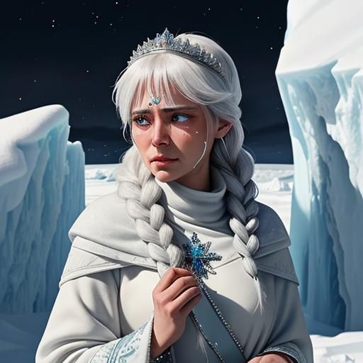 Ice Maiden of Antarctica Sheds Frozen Tears