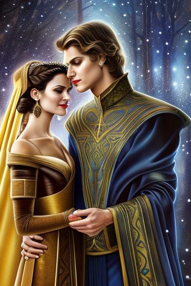 Medieval Anakin Skywalker & Padmé Amidala