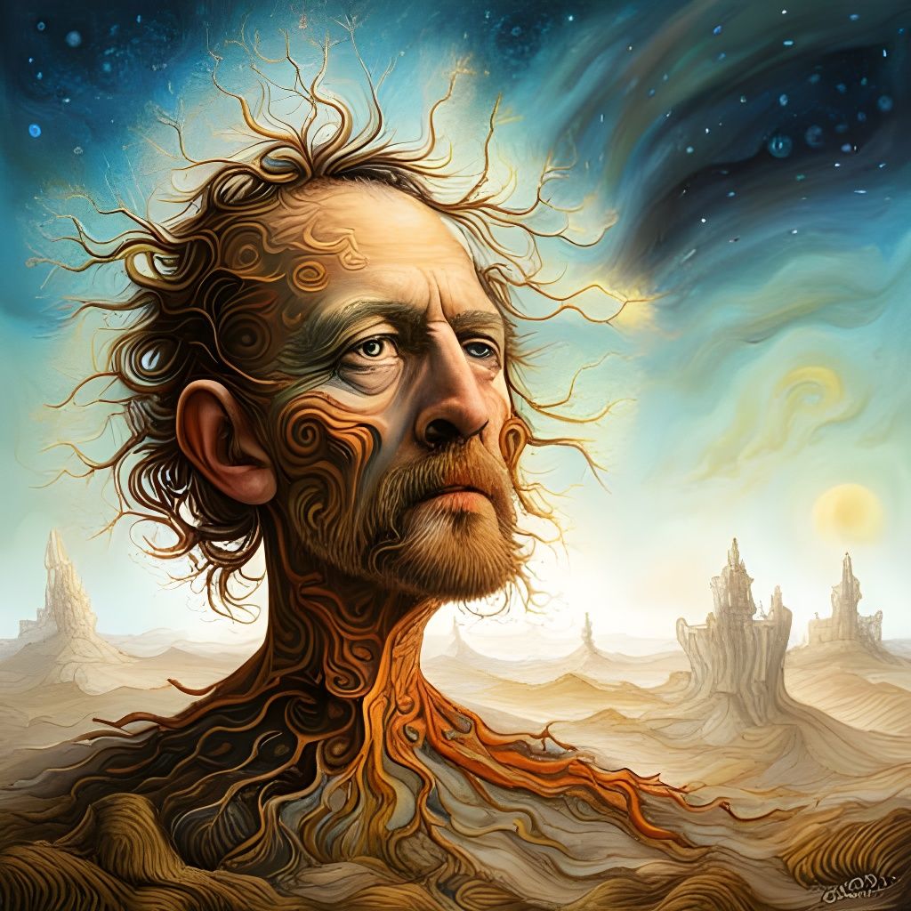 Surreal Dreamscape Inspired by Master Artists