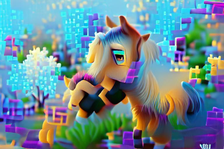 Voxeliszed pony