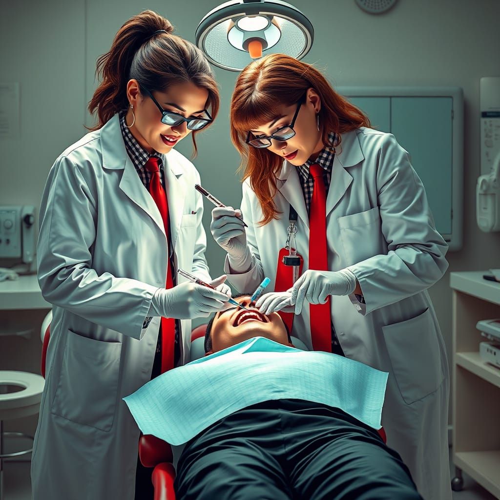 Dental Duo in Vibrant Color