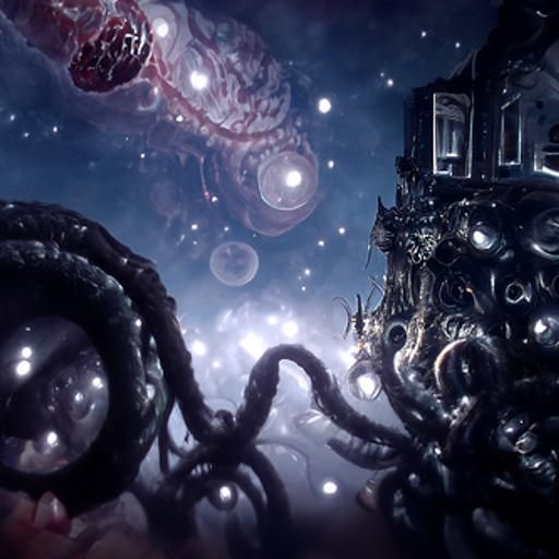 Azathoth's Eldritch Nightmare: A Lovecraftian Vision