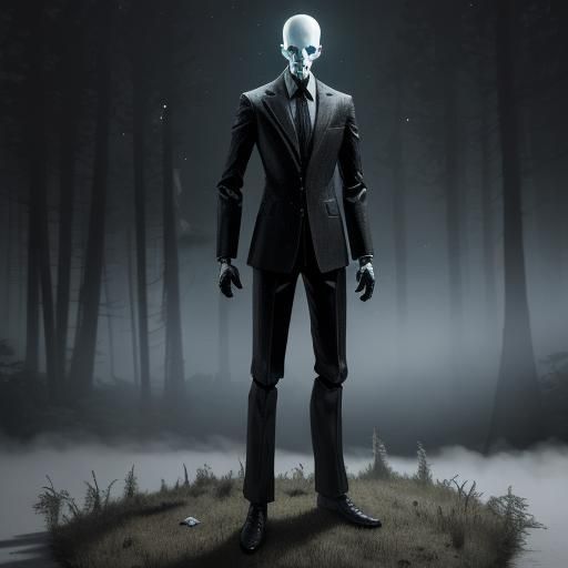 Sci-Fi Horror Slender Man Action Figure