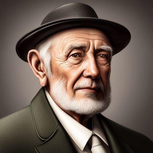 Victorian Era Portrait of an Old Man