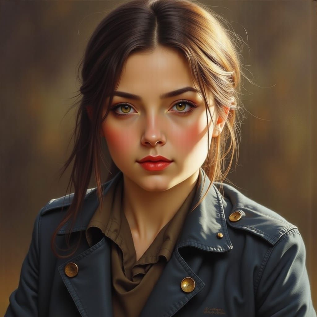 Realistic Portrait Generated by AI