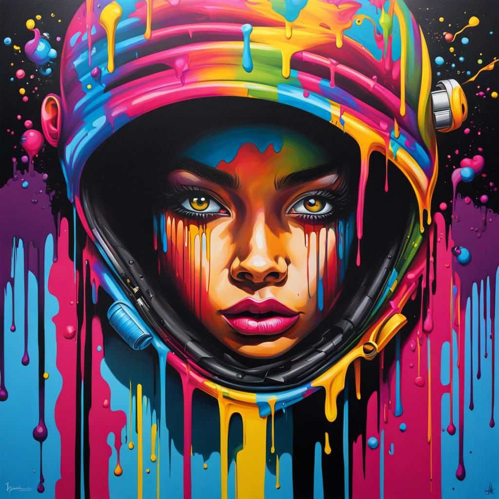 Colorful Graffiti Art for Crime Victim Support