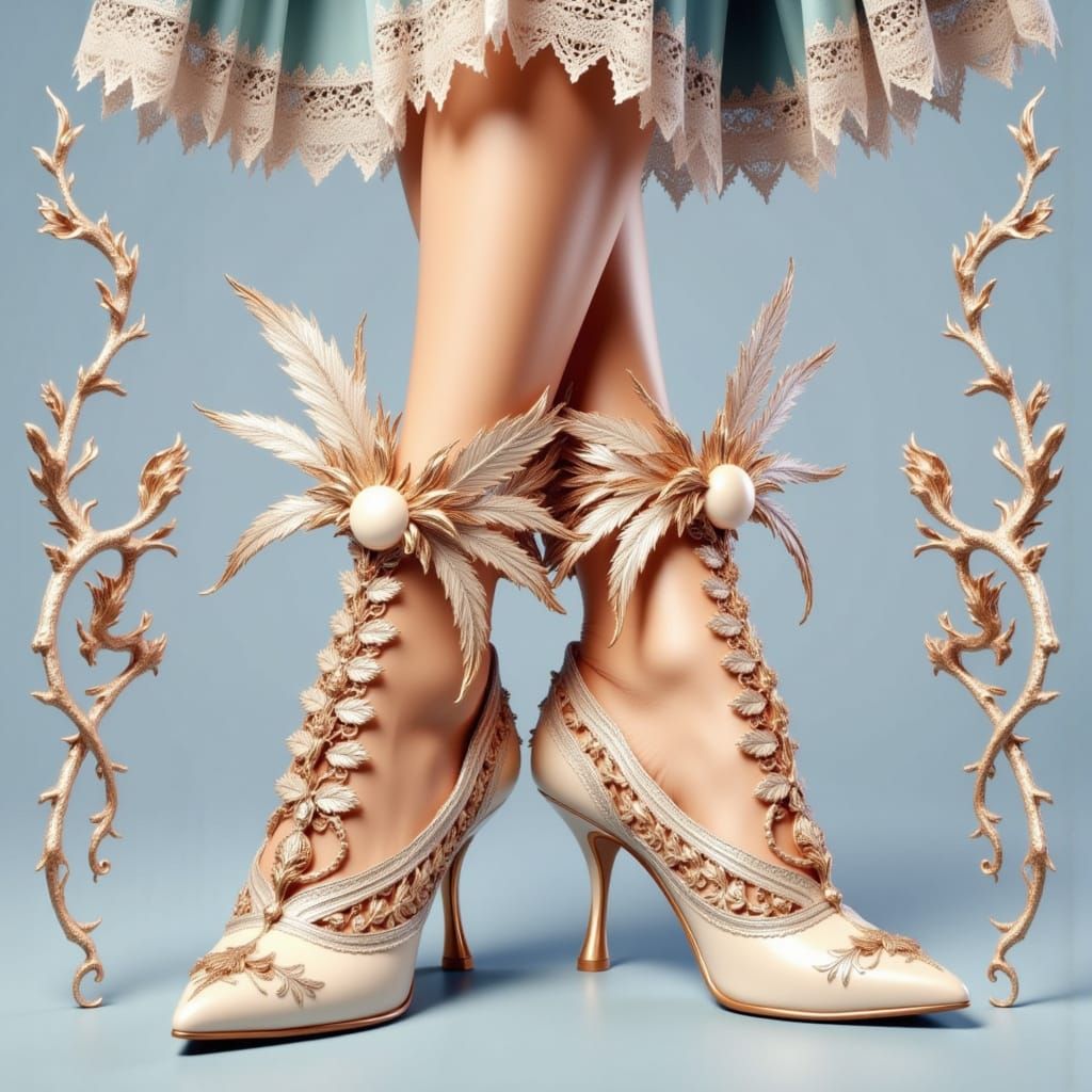 Rococo Fashion: Exquisite Footwear for the Madame