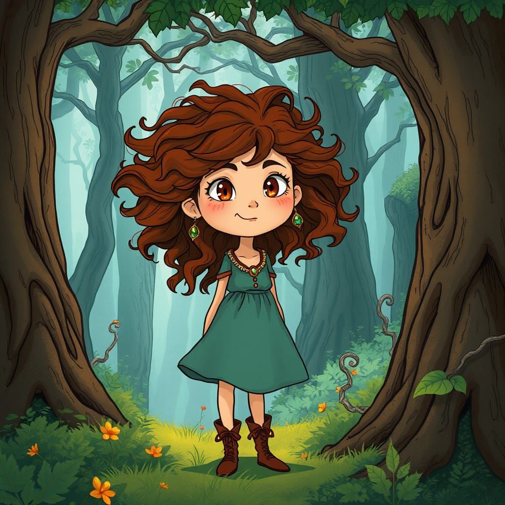 Whimsical Forest Goddess: Ronja's Hideaway