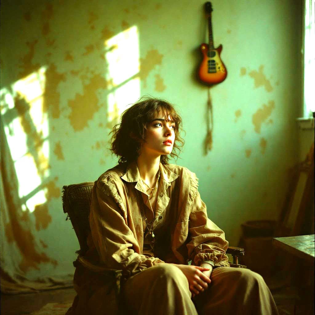 Bohemian Portrait in Soft Natural Light