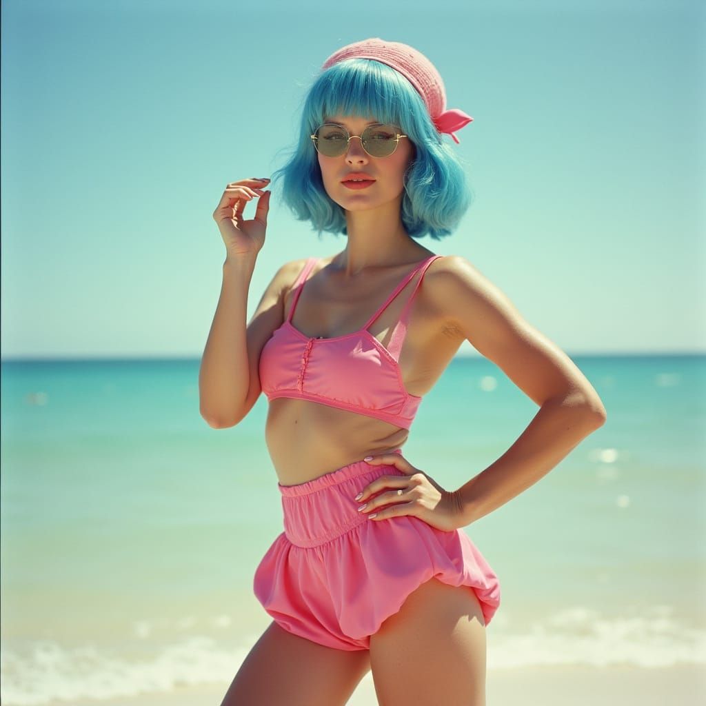 Bulma in Vogue UK, 1950s Fashion Photo