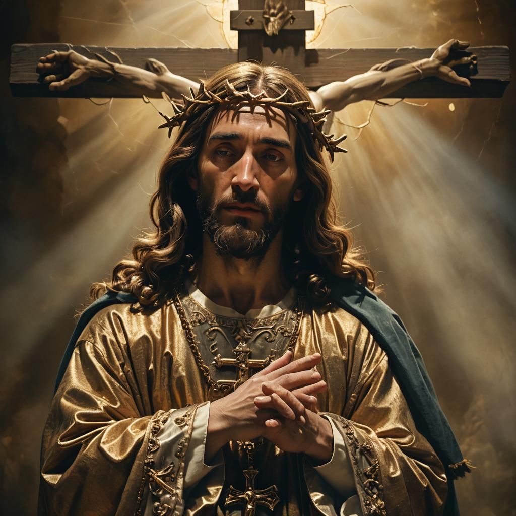 Jesus Speaks From The Cross: Baroque Portrait