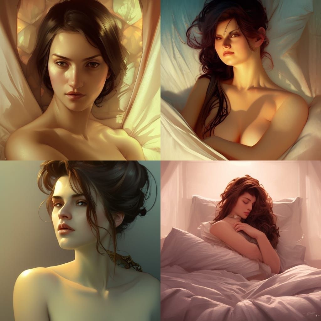 Night Portrait with Volumetric Lighting