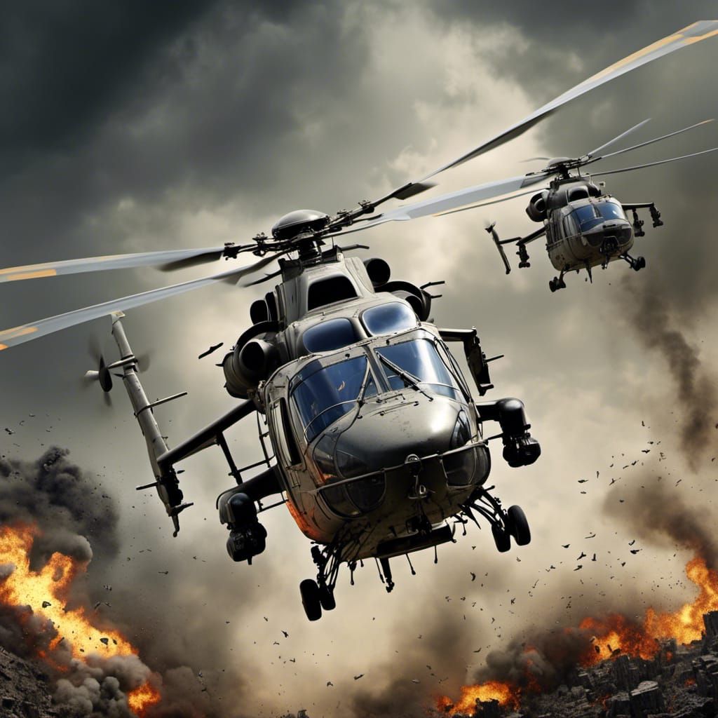 Helicopter attack