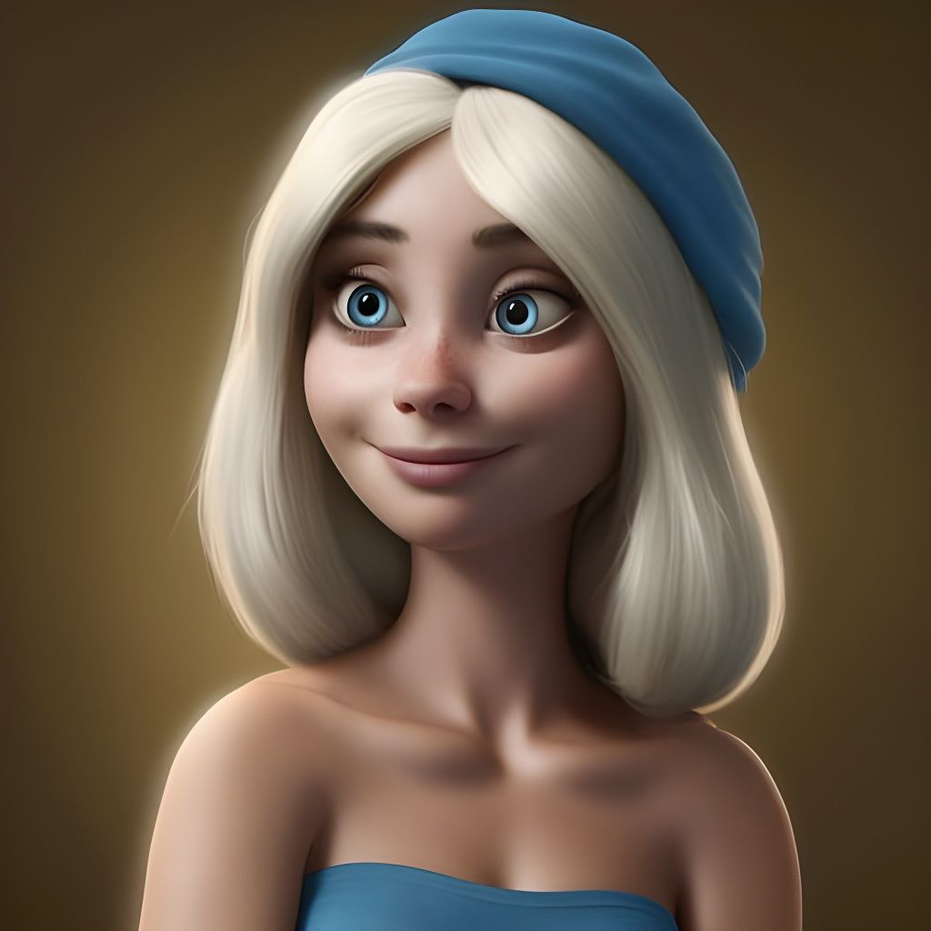 Smurfette Pixarized for Q