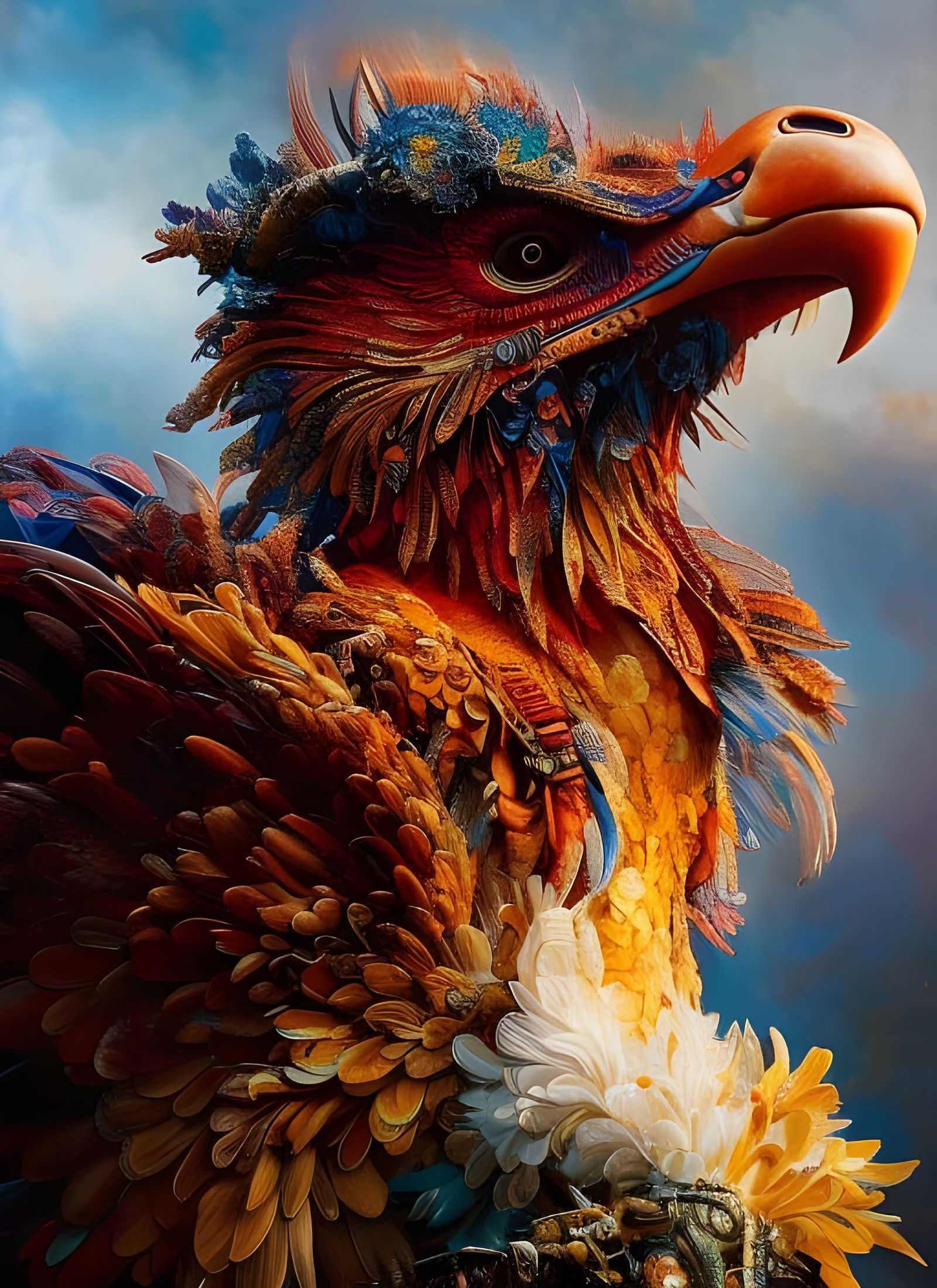 Giant Griffin Fantasycore Masterpiece in 8K