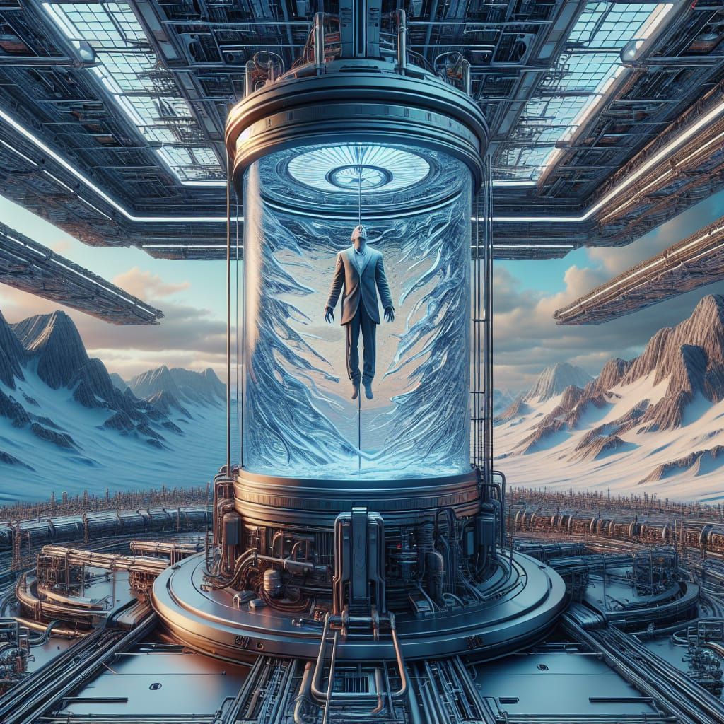 Cryogenic Chamber: Matte Photography with Cel Shading