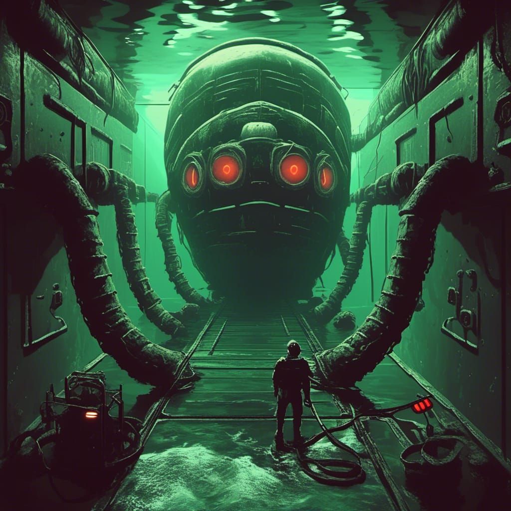 Submechanophobia in Retro Videogame Style