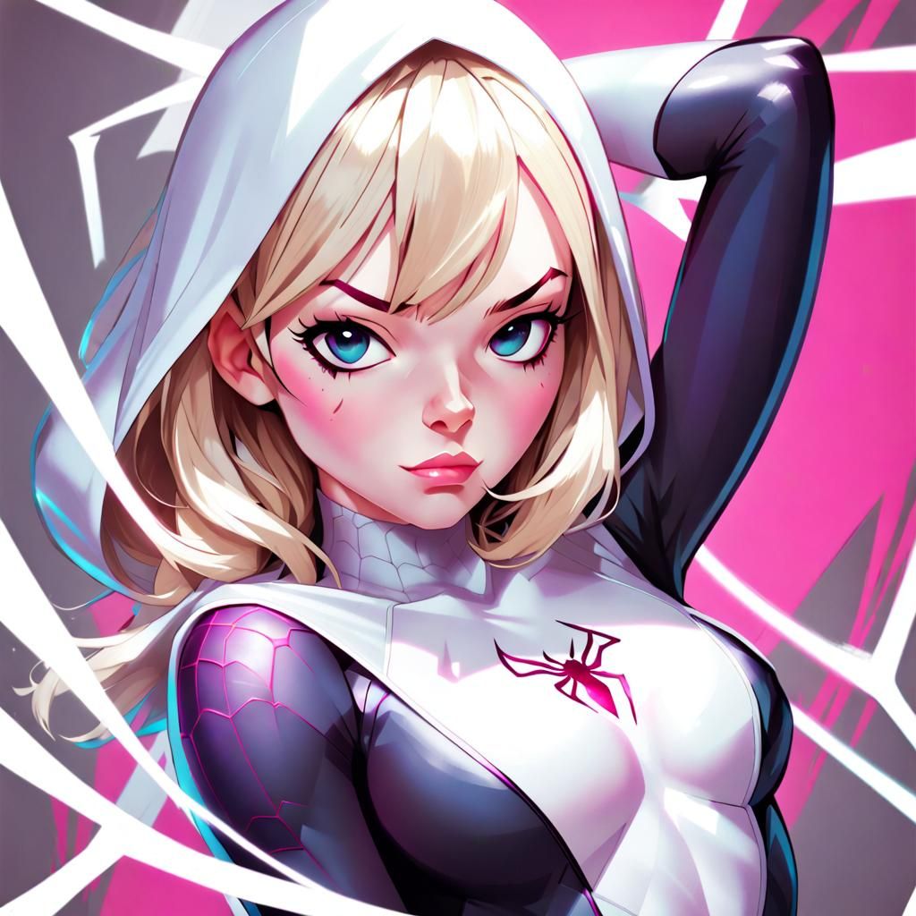 Spider-Gwen in Artgerm Style