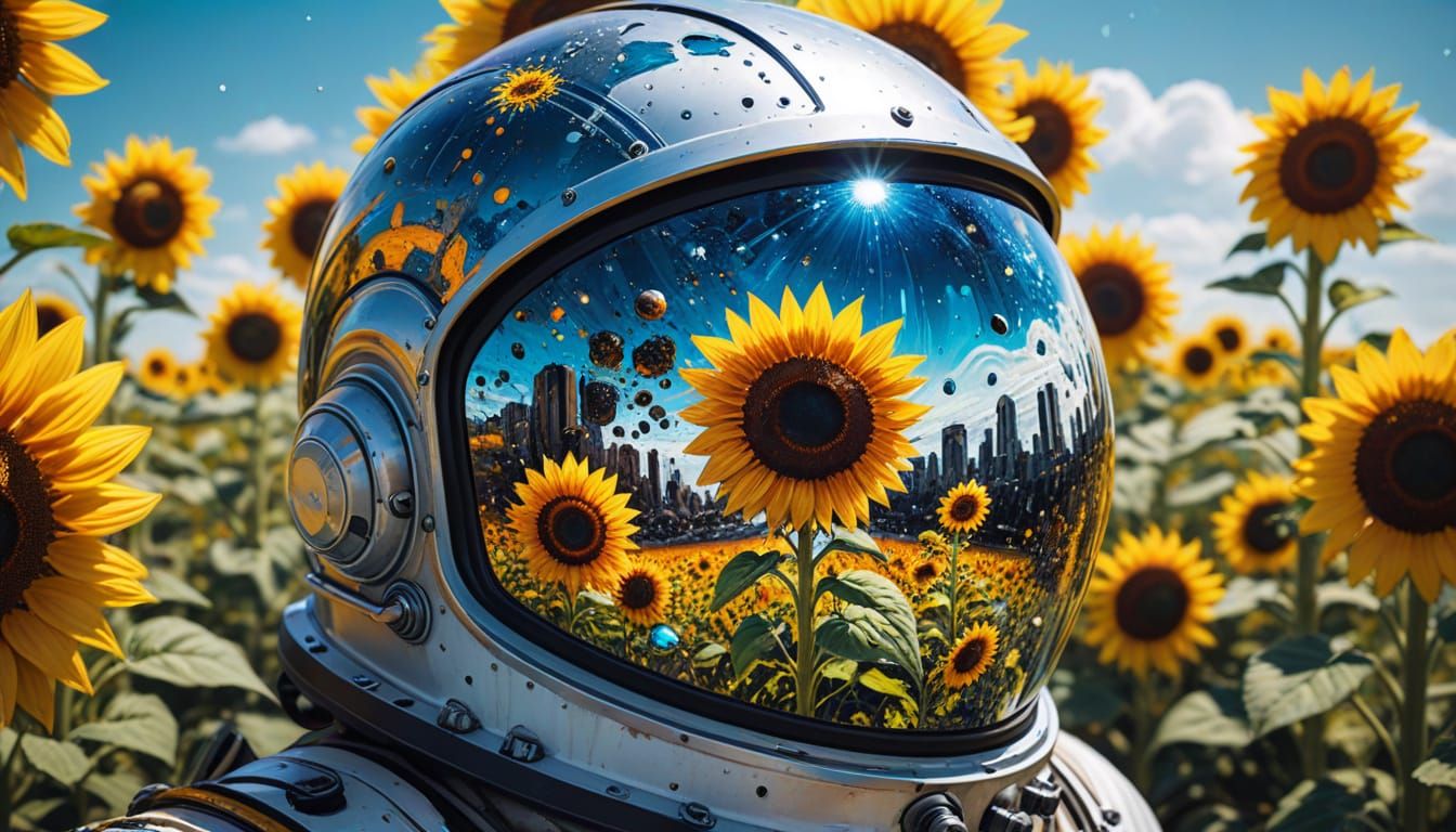 SpaceSunflowers 001