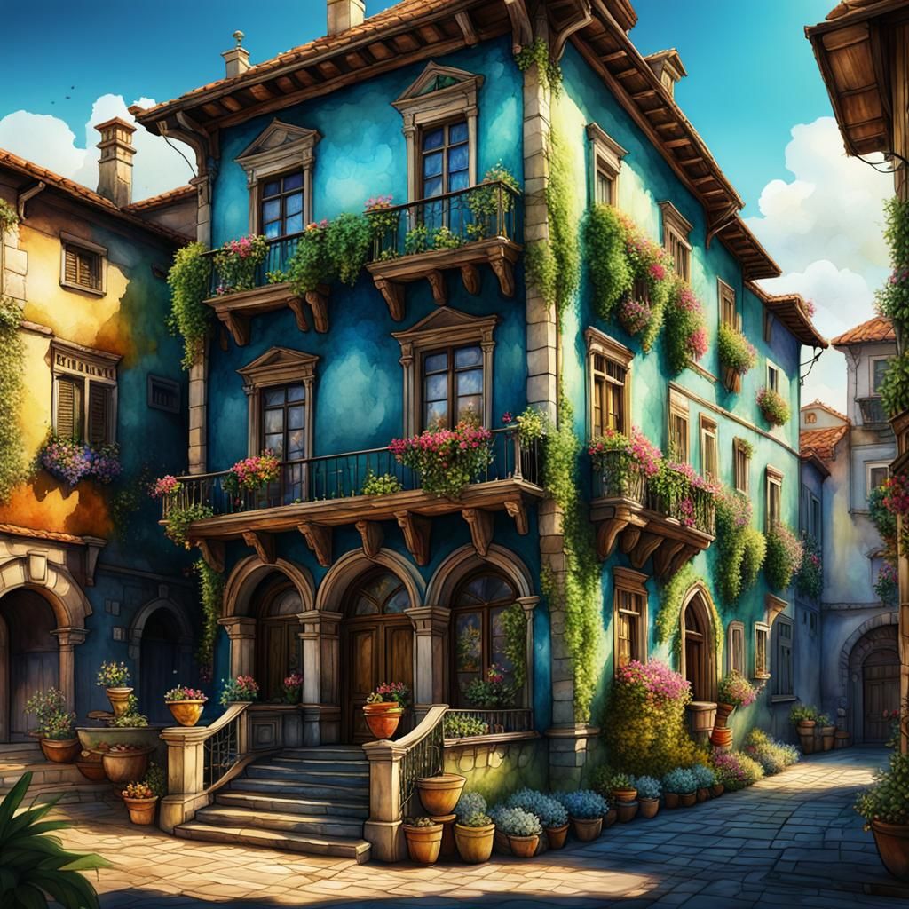 Fantastical Florentine House in Summer Splendor