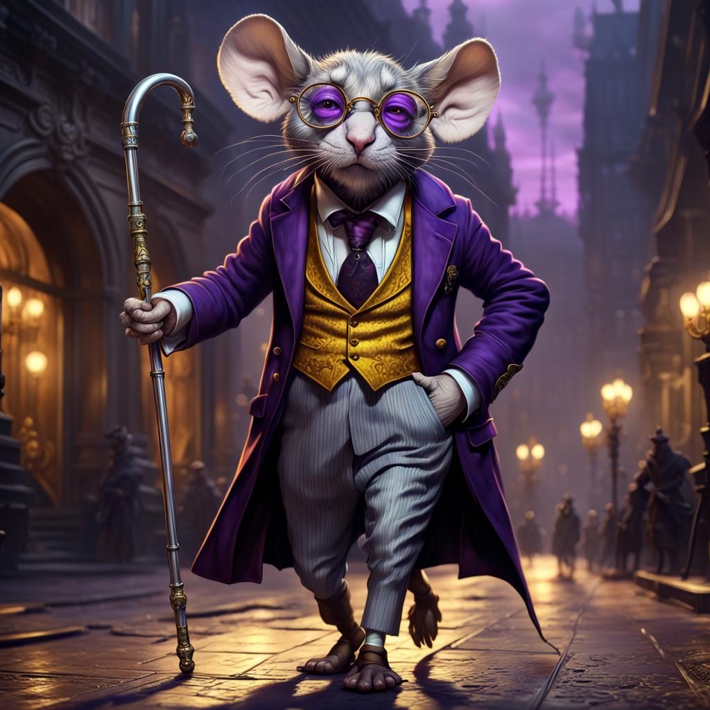Victorian Mice Gentlemen: Detailed Fantasy Art