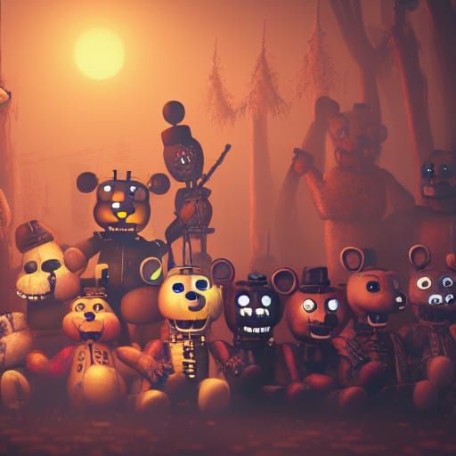 Five Nights at Freddy's: Detailed Matte Painting